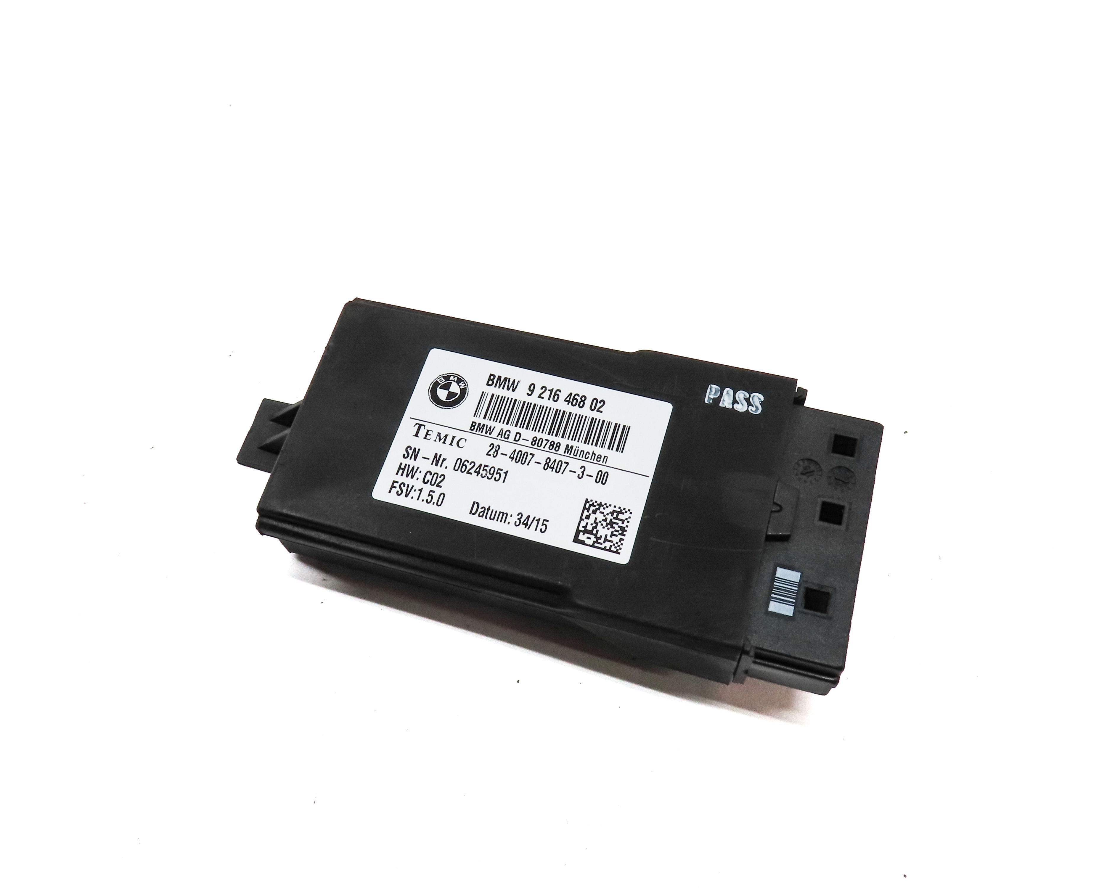 10-19 328i 330i 335i 530i 535i 550i 740i 750i 760i REAR HEATED SEAT MODULE — exact item pictured